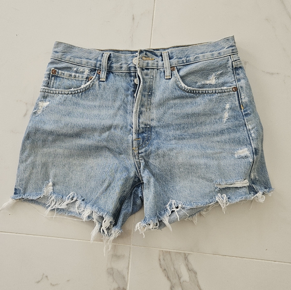 Agolde denim shorts size 27